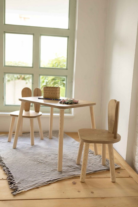 Hanah Home Bunny Two Chair Set - Marrón